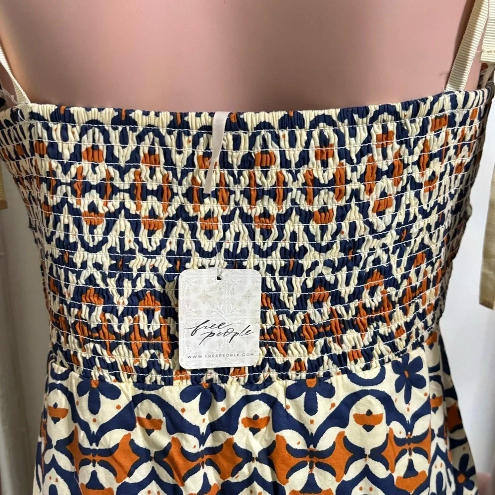 NWT FREE PEOPLE Women’s Palma Printed Midi Dress
